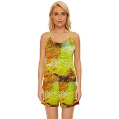Lake Dallol In Danakil Depression Ethiopia Satin Pajama Short Set by danenraven