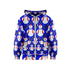 Seamless Repeat Repeating Pattern Kids  Zipper Hoodie by artworkshop