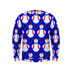 Seamless Repeat Repeating Pattern Kids  Sweatshirt by artworkshop