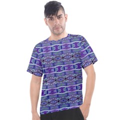 Vertical Striped Ornate Seamless Pattern Men s Sport Top