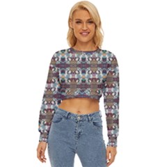 Multicolored Ornate Decorate Pattern Lightweight Long Sleeve Sweatshirt