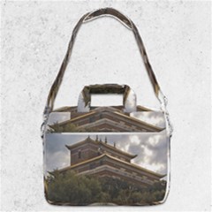 Buddhist Temple, Lavalleja, Uruguay Macbook Pro 13  Shoulder Laptop Bag  by dflcprintsclothing