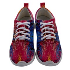 Firey Repeats I Women Athletic Shoes by kaleidomarblingart