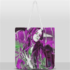 St  Cathy  Full Print Rope Handle Tote (large) by MRNStudios