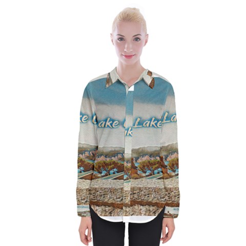 Malcesine Castle On Lake Garda Womens Long Sleeve Shirt by ConteMonfrey