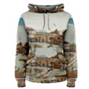 Birds And People On Lake Garda Women s Pullover Hoodie View1