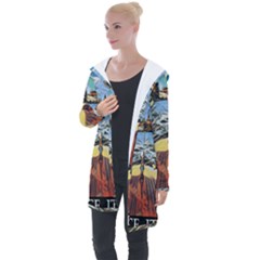 Gondola View   Longline Hooded Cardigan by ConteMonfrey