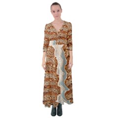 Bread Is Life - Italian Food Button Up Maxi Dress by ConteMonfrey