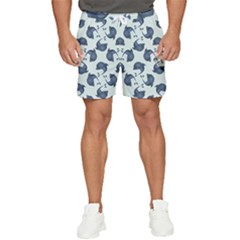 Blue Dolphins Pattern Men s Runner Shorts by TetiBright