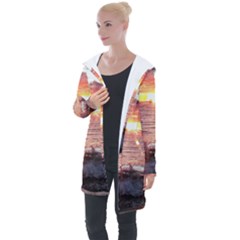 Tropical Sunset Longline Hooded Cardigan by StarvingArtisan