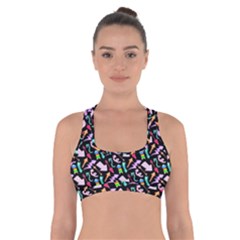 Retro Arrows Cross Back Sports Bra