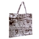 Antique Oriental Town Map  Zipper Large Tote Bag View2