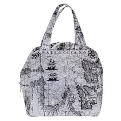 Antique Mercant Map  Boxy Hand Bag by ConteMonfrey