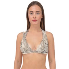 Mapa Mundi - 1774 Double Strap Halter Bikini Top by ConteMonfrey