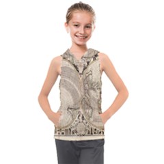 Mapa Mundi - 1774 Kids  Sleeveless Hoodie by ConteMonfrey