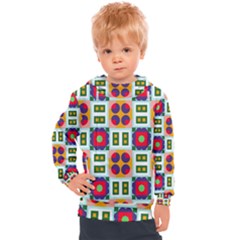 Shapes In Shapes 2                                                              Kids  Hooded Pullover by LalyLauraFLM