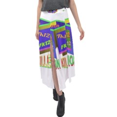 Fashionkiller12 Velour Split Maxi Skirt