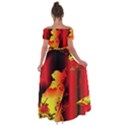 Red Light II Off Shoulder Open Front Chiffon Dress View2