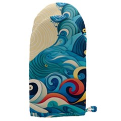 Waves Ocean Sea Abstract Whimsical (2) Microwave Oven Glove