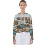 Alone on Gardasee, Italy. Women s Slouchy Sweat