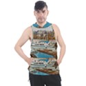 Alone on Gardasee, Italy. Men s Sleeveless Hoodie View1