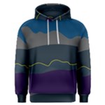 Abstract Landscape Art Design Pattern Water Men s Overhead Hoodie