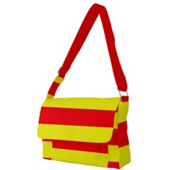 Aust Agder Flag Full Print Messenger Bag (l)