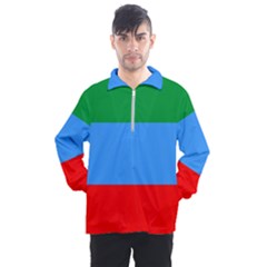 Dagestan Flag Men s Half Zip Pullover by tony4urban