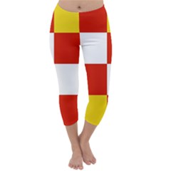 Antwerp Flag Capri Winter Leggings  by tony4urban