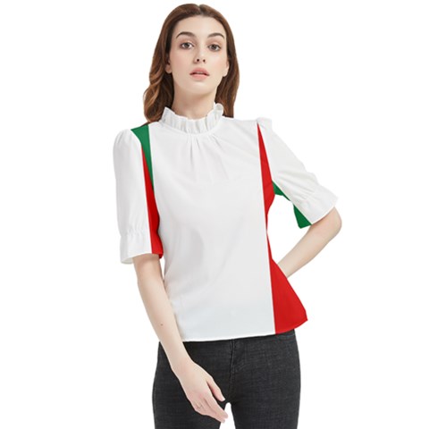 Italy Frill Neck Blouse by tony4urban