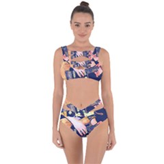 Stevie Ray Guitar  Bandaged Up Bikini Set  by StarvingArtisan