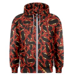 Ugly Open Mouth Graphic Motif Print Pattern Men s Zipper Hoodie by dflcprintsclothing