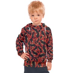 Ugly Open Mouth Graphic Motif Print Pattern Kids  Hooded Pullover by dflcprintsclothing