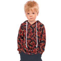 Ugly Open Mouth Graphic Motif Print Pattern Kids  Overhead Hoodie by dflcprintsclothing