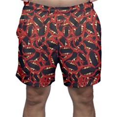 Ugly Open Mouth Graphic Motif Print Pattern Men s Shorts by dflcprintsclothing