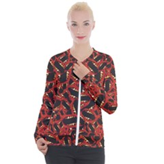 Ugly Open Mouth Graphic Motif Print Pattern Casual Zip Up Jacket by dflcprintsclothing