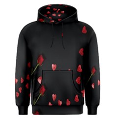 Valentine Day Heart Flower Men s Core Hoodie by artworkshop