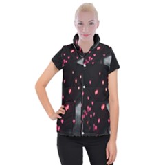 Love Valentine s Day Women s Button Up Vest