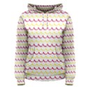 Pattern Waves Women s Pullover Hoodie View1