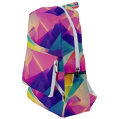 Abstract Geometric Landscape Art Travelers  Backpack by danenraven