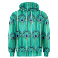 Gradient Art Deco Pattern Design Men s Overhead Hoodie