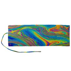 My Bubble Project Fit To Screen Roll Up Canvas Pencil Holder (m) by artworkshop