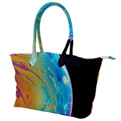 Soap Bubble Project Canvas Shoulder Bag by artworkshop