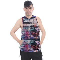 Splattered Paint On Wall Men s Sleeveless Hoodie by artworkshop