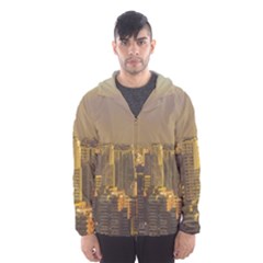 Buenos Aires City Aerial View002 Men s Hooded Windbreaker by dflcprintsclothing