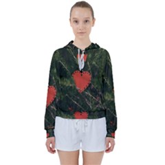 Valentine Day Heart Love Women s Tie Up Sweat