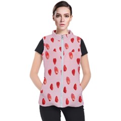 Valentine Day Heart Pattern Women s Puffer Vest by artworkshop