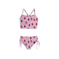 Valentine Day Heart Pattern Girls  Tankini Swimsuit by artworkshop