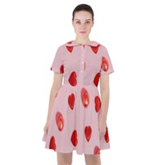 Valentine Day Heart Pattern Sailor Dress by artworkshop