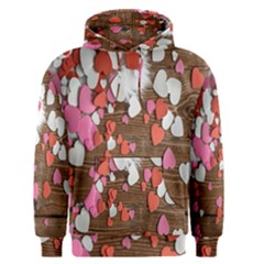 Valentine Day Heart Wallpaper Men s Core Hoodie